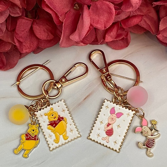 Accessories - Winnie the Pooh and Piglet Keychain Charms